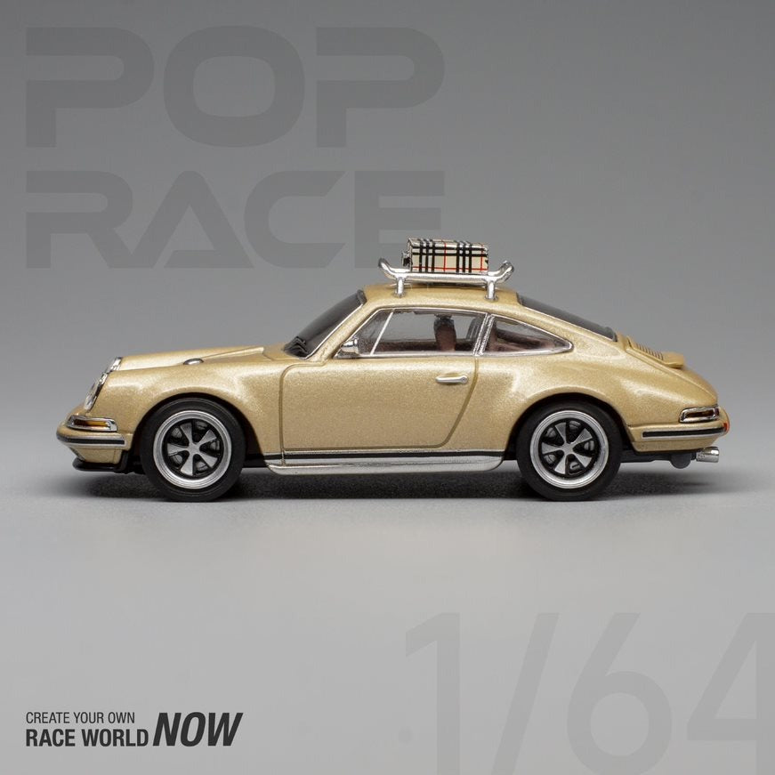 Pop Race 1:64 Scale Porsche 911 (964) Singer (Gold)