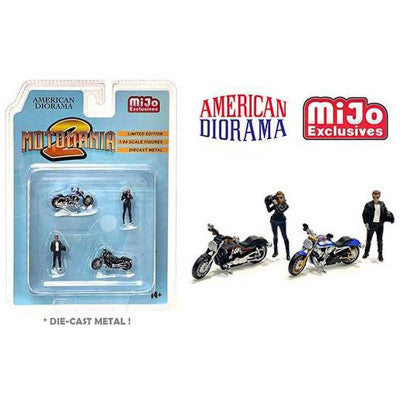 American Diorama 1:64 Figure Set -  Motomania2 American Diorama