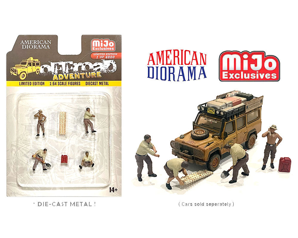 American Diorama 1:64 Figure Set - Off Road Adventure American Diorama