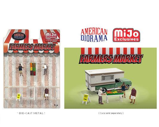 American Diorama 1:64 Figure Set - Farmers Market