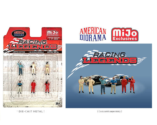 American Diorama 1:64 Figure Set - Racing Legends