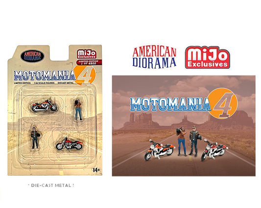 American Diorama 1:64 Figure Set -  Motomania 4
