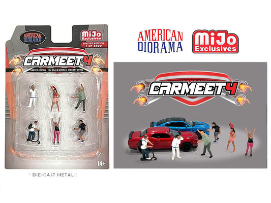 American Diorama 1:64 Figure Set - Car Meet 4