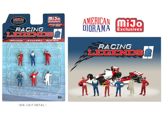 American Diorama 1:64 Figure Set - Racing Legends 2