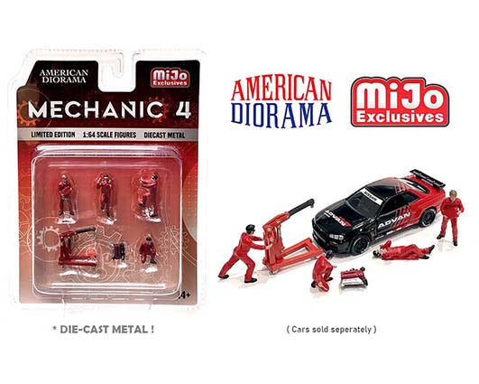 American Diorama 1:64 Figure Set - Mechanic 4 American Diorama