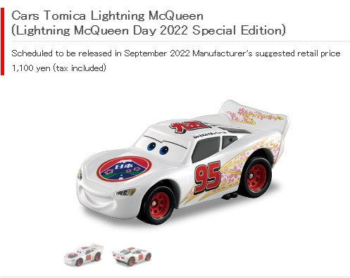 Tomica Disney Cars Lightning McQueen (Lightning McQueen Day 2022 Special Edition)