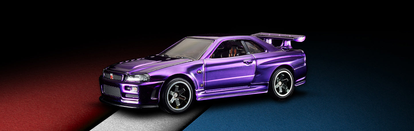 Hot Wheels RLC 2020 Membership Club Car Nissan GT-R R34 Purple