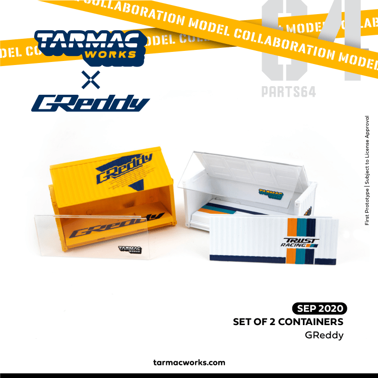 Tarmacworks Container Base
set of two Greddy