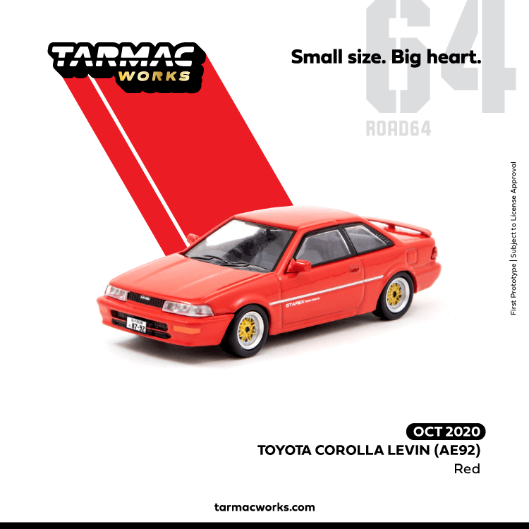 Tarmac Works Toyota Corolla AE92 Red