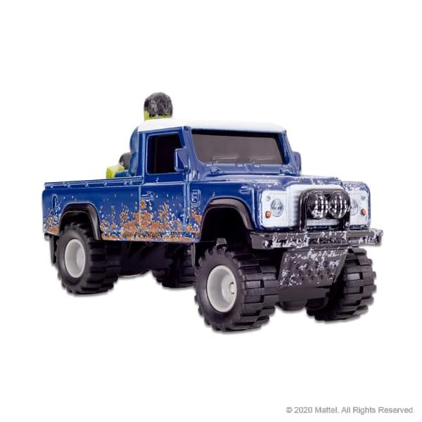 Hot Wheels SDCC Exclusive DRIVE TO NEW ASGARD Land Rover Defender 110 Pickup Truck