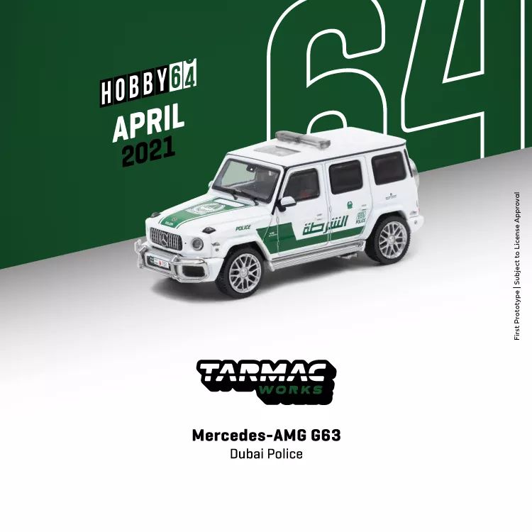 Tarmac Works 1:64 Scale Mercedes-AMG G63
Dubai police