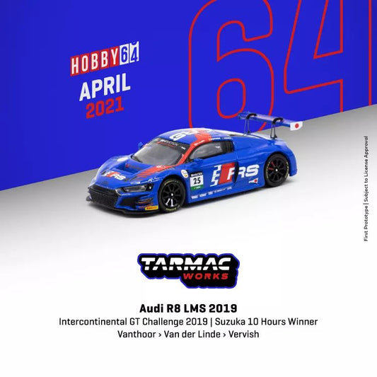 Tarmac Works Audi R8 LMS 2019
Intercontinental GT Challenge 2019 - Suzuka 10 Hours Winner
VANTHOOR / van der LINDE / VERVISH