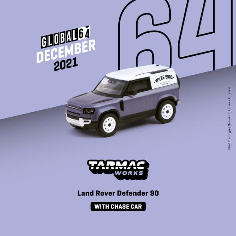 Tarmacworks Land Rover Defender 90 Wilks Bros