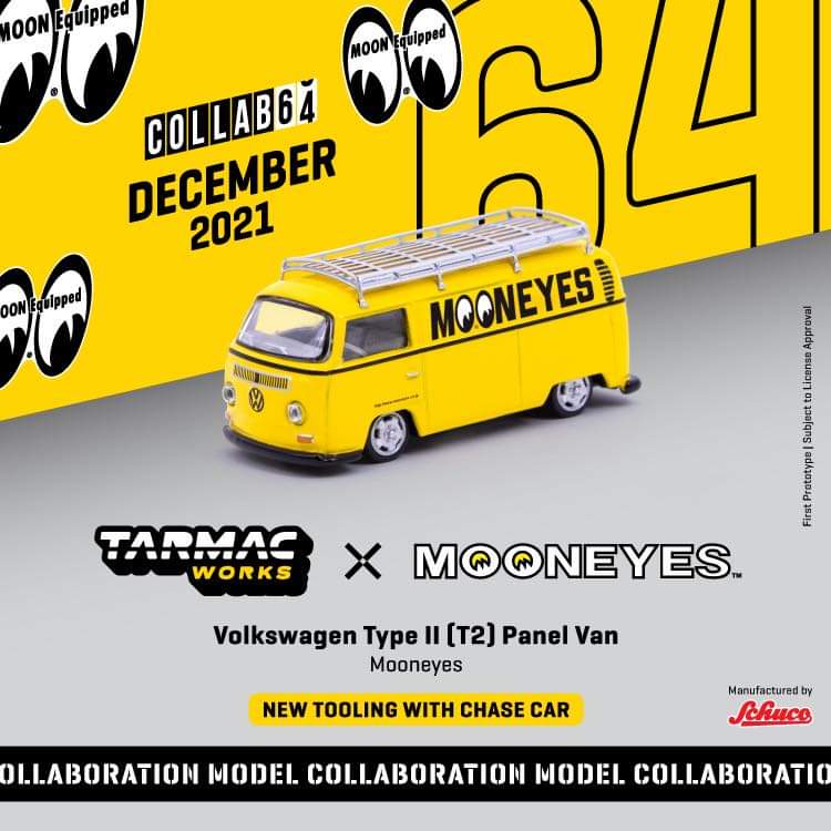 Tarmac Works x Moon Eyes Volkswagen Type II (T2) Panel Van
Mooneyes Tarmacworks
