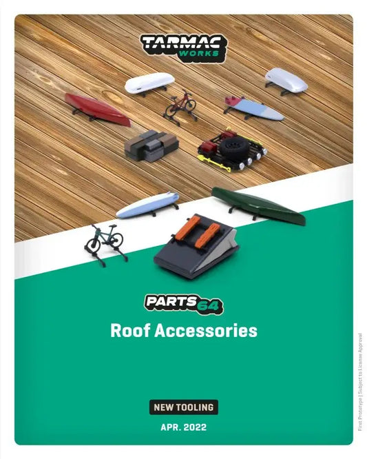 Tarmac Works Roof Accessories Set 1:64 SCALE