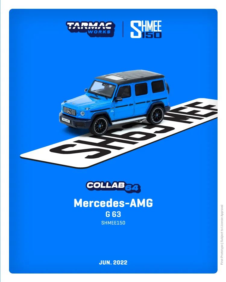 Tarmac Works x Shmee150 x Mini GT 1:64 Scale Mercedes-AMG G63 Mini GT