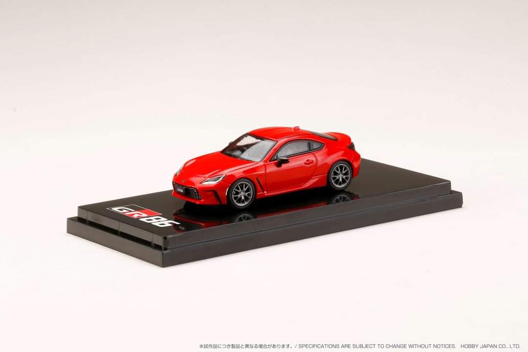 Hobby Japan
1/64 Toyota GR86 RZ Customized Version Red