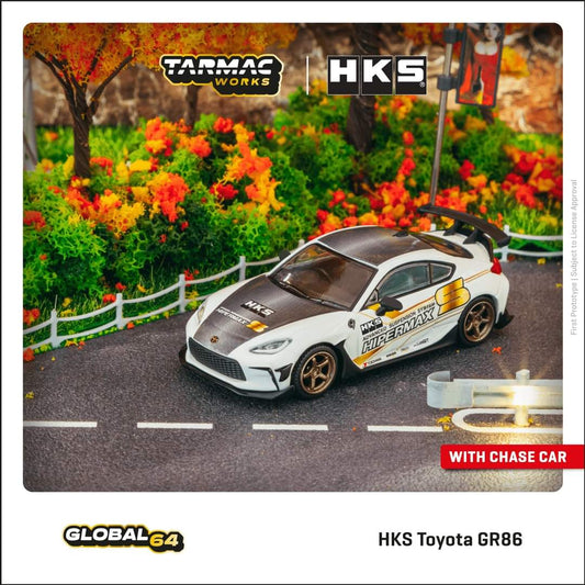 Tarmac Works 1:64 HKS Toyota Gr86 HIPERMAX