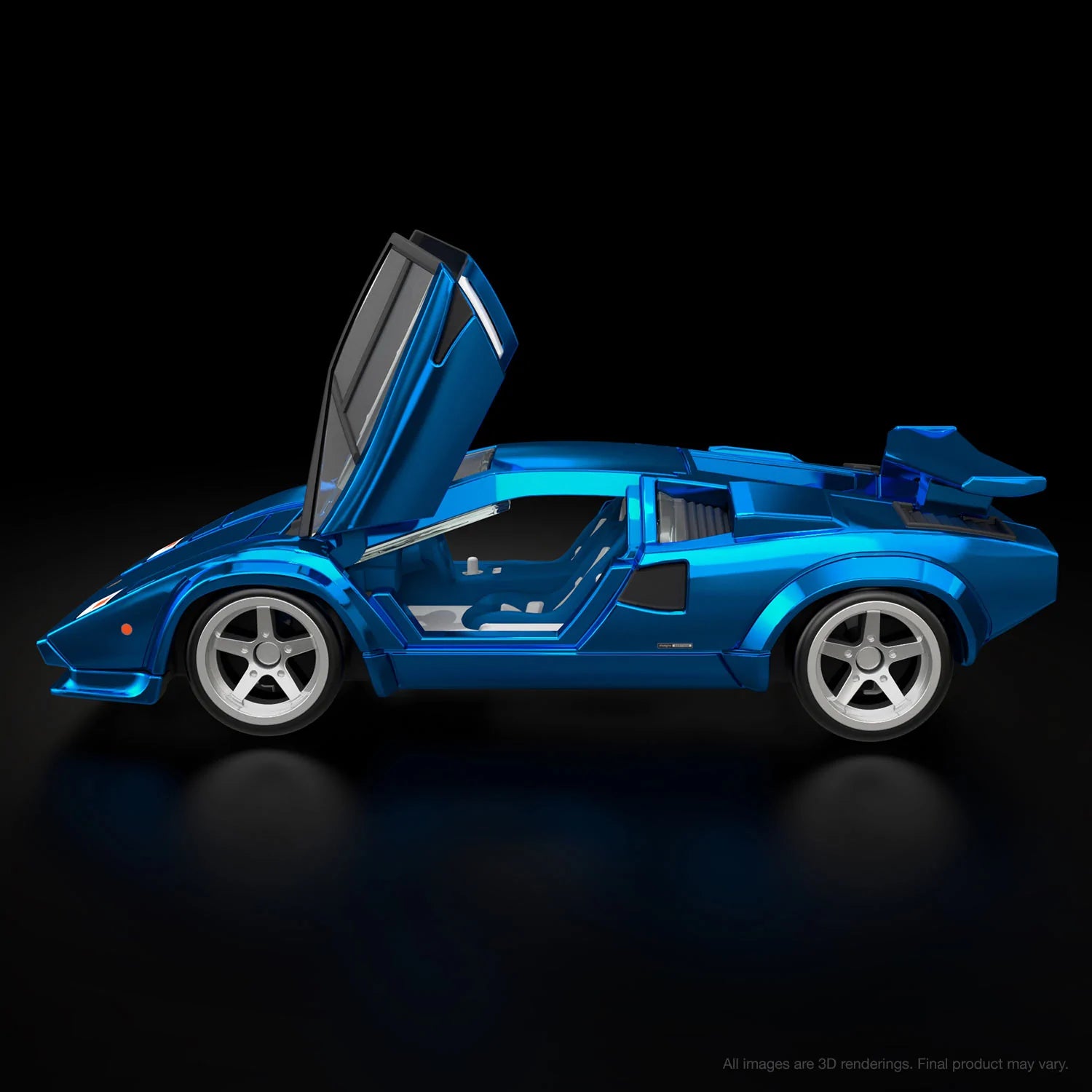Blue hot top wheels car