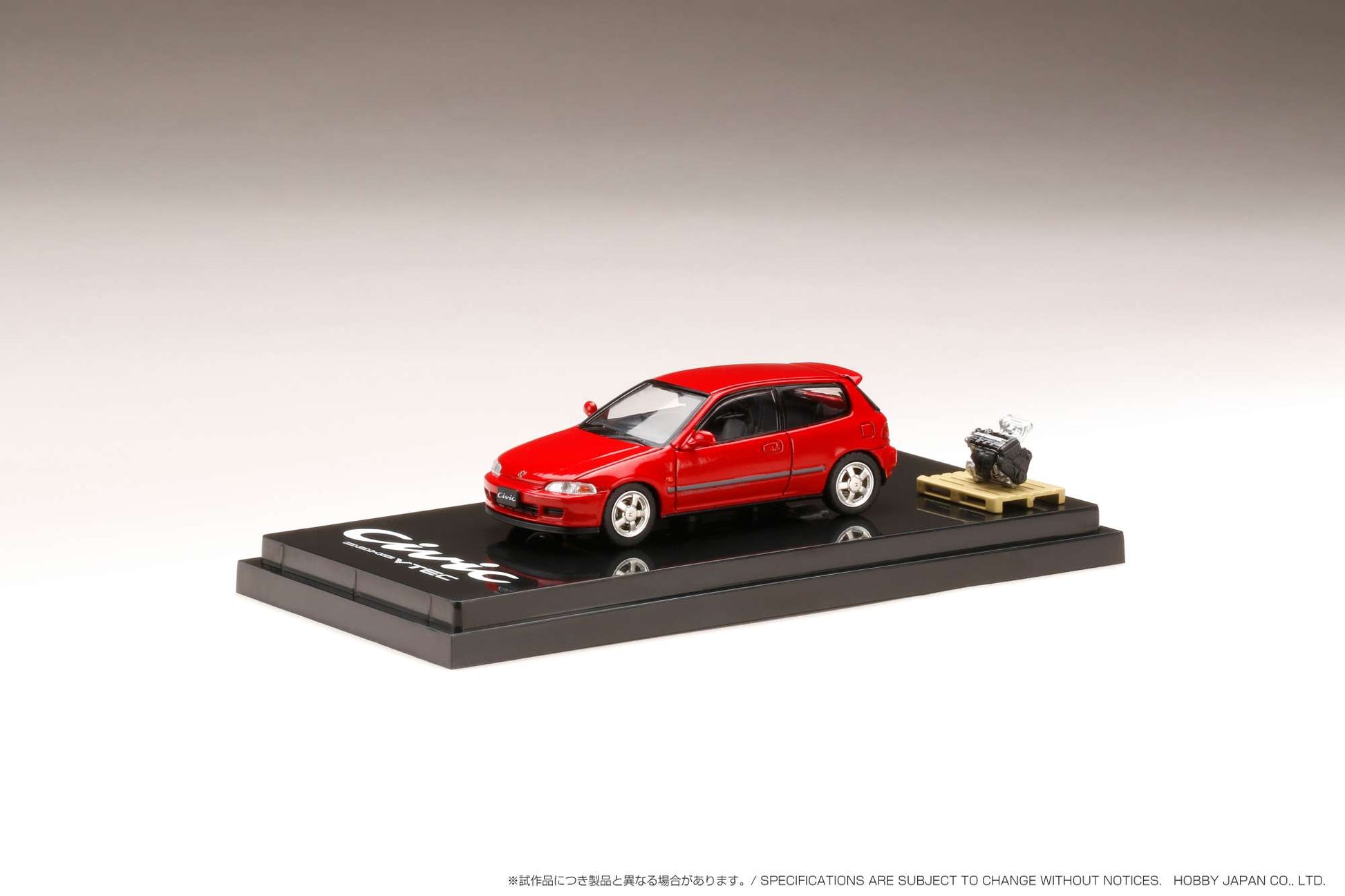 Hobby Japan 1/64 Honda CIVIC Type R (Eg6) SiR-S with Engine Display Mo ...