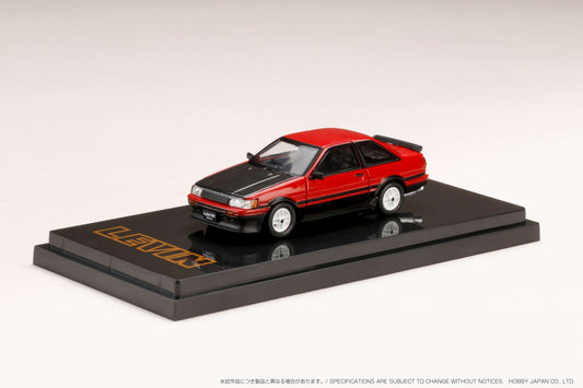 Hobby Japan Toyota COROLLA AE86 2 DOOR TOM'S IGETA WHEEL Red 1:64 scale