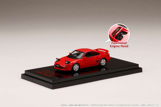 Hobby Japan 1/64 Toyota MR2 (SW20) GT-S 1996 / Open Headlight Red