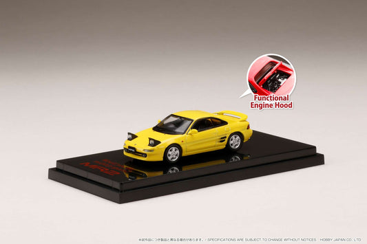 Hobby Japan 1/64 Toyota MR2 (SW20) GT-S 1996 / Open Headlight Yellow