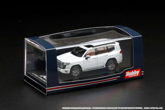 Hobby Japan 1:64 scale Toyota LAND CRUISER (JA300W) ZX PRECIOUS WHITE PEARL (090) / Beige Interior