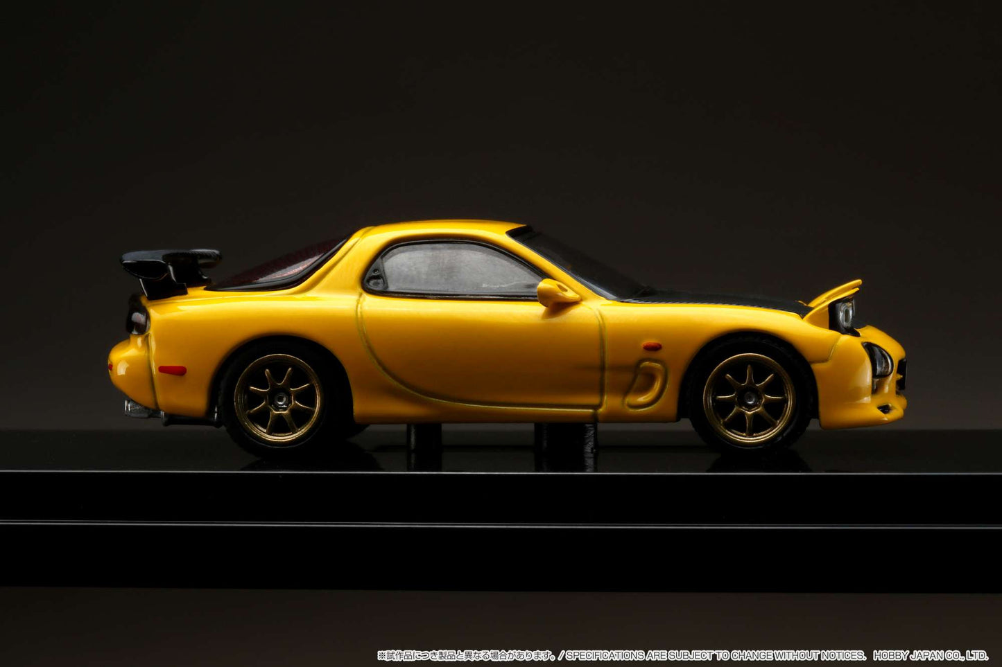 Hobby Japan
1/64 1/64  ɛ̃fini RX-7 FD3S (A Spec.) GT WING Yellow