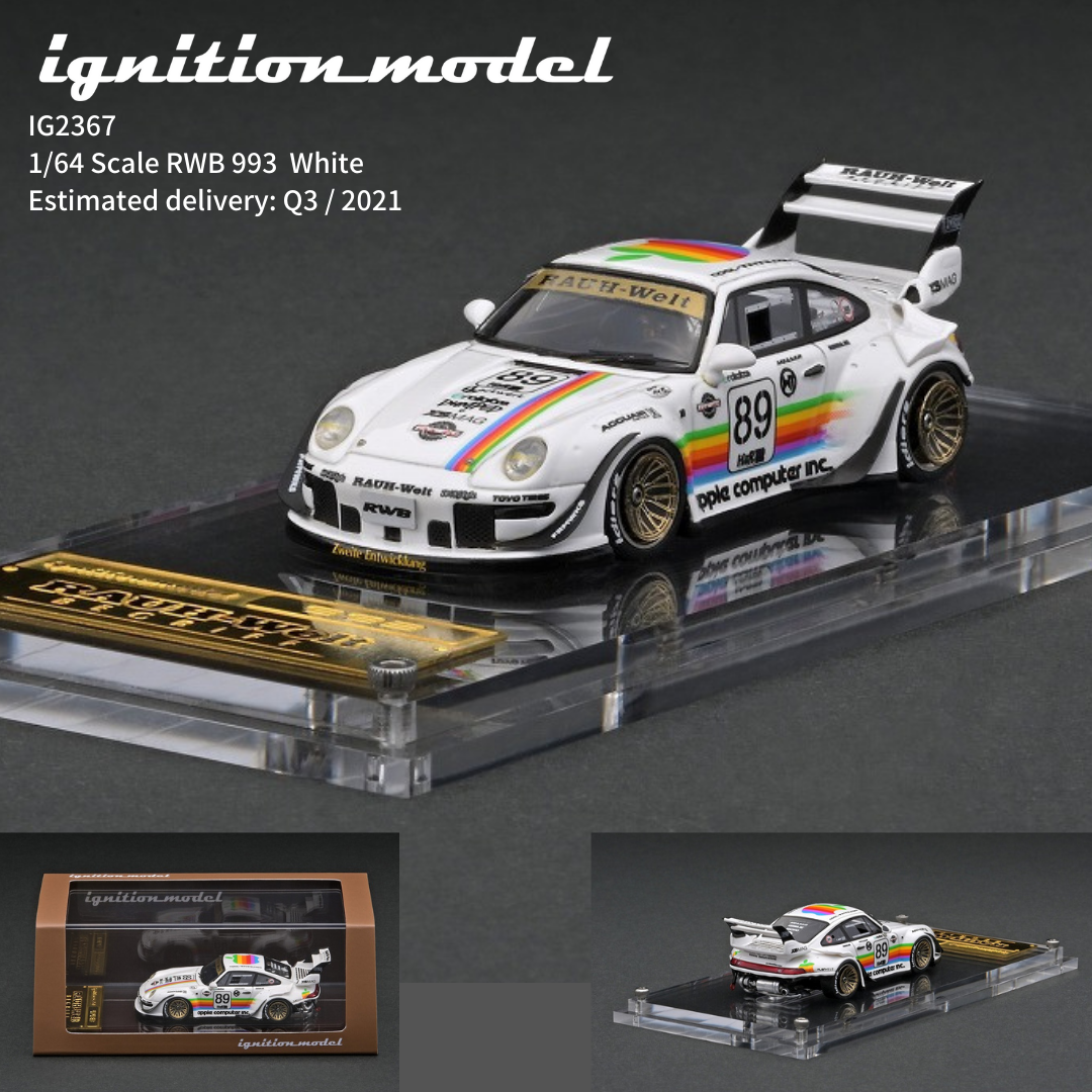Ignition Model 1:64 Scale RWB Porsche 993 Apple Resin