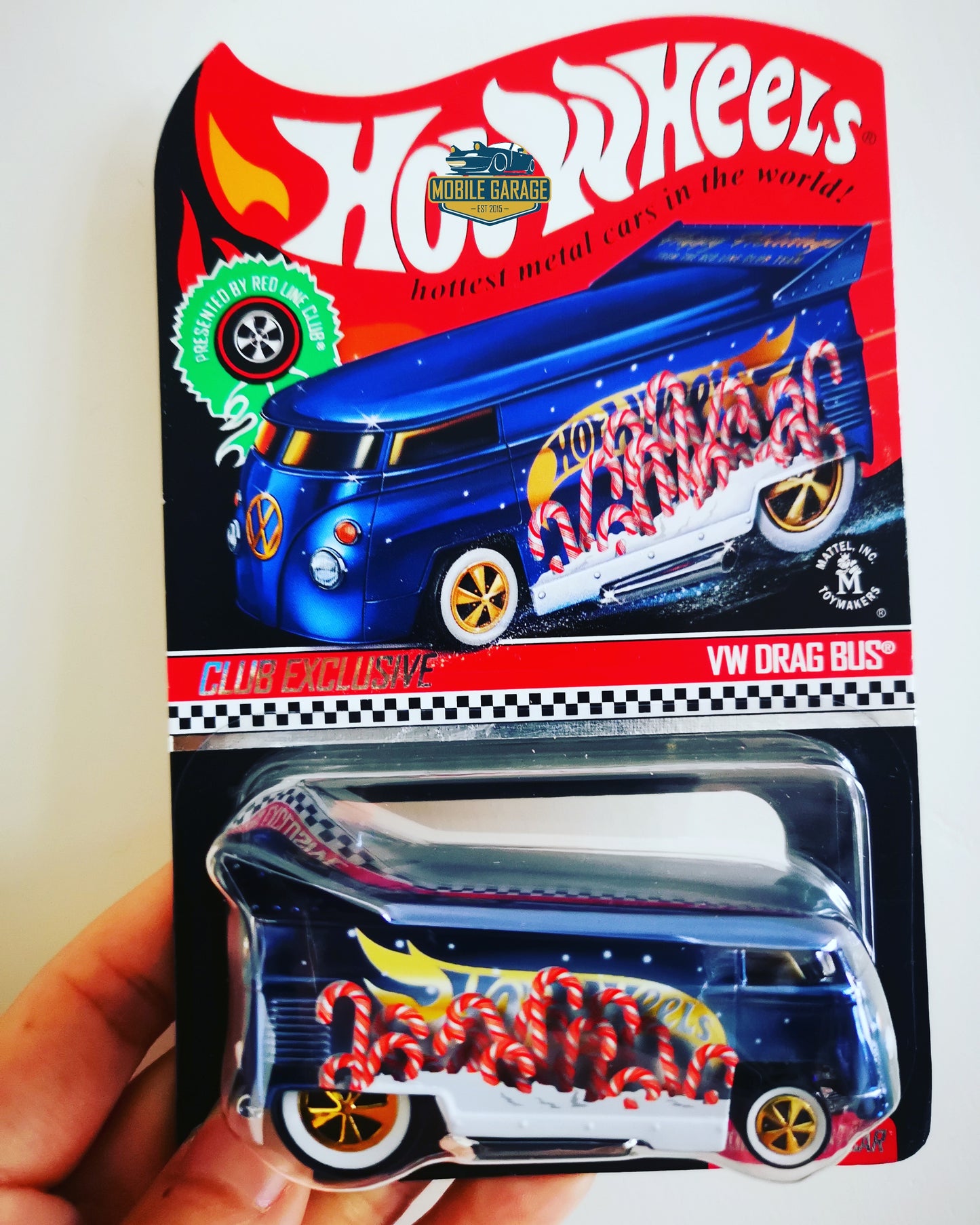 Hotwheels 2019 RLC exclusive Holiday Car VW Drag Bus 