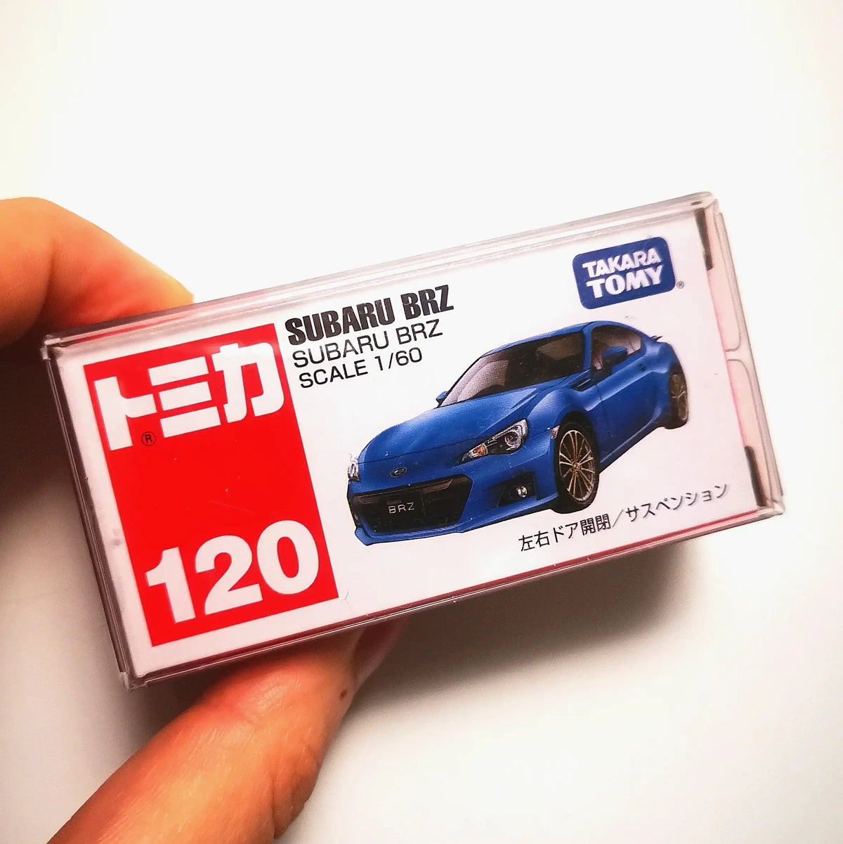 TOMICA #120 Subaru Brz 1:60 SCALE NEW IN Box-Takara Tomy-Tomica Common Series Made In Vietnam-Mobile Garage HK