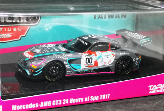 Tarmac Works Mercedes-Benz AMG GT3 24Hrs Of Spa 2017 1/64 Scale