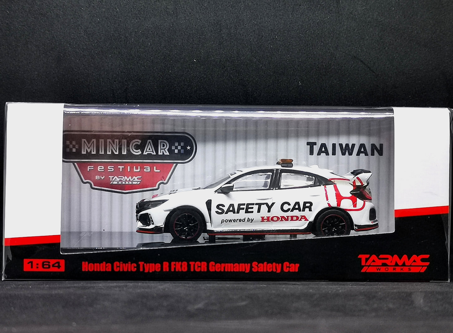 Tarmacworks Honda Civic TypeR FK8 TCR Germany Safety Car 1:64 Scale
