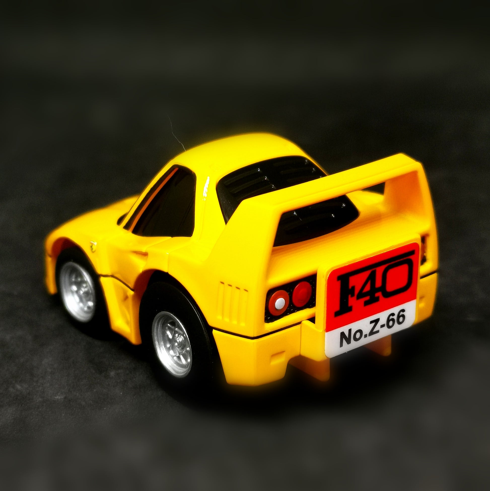 Tomytec ChoroQ Zero Ferrari F40 (Yellow) Takara Tomy