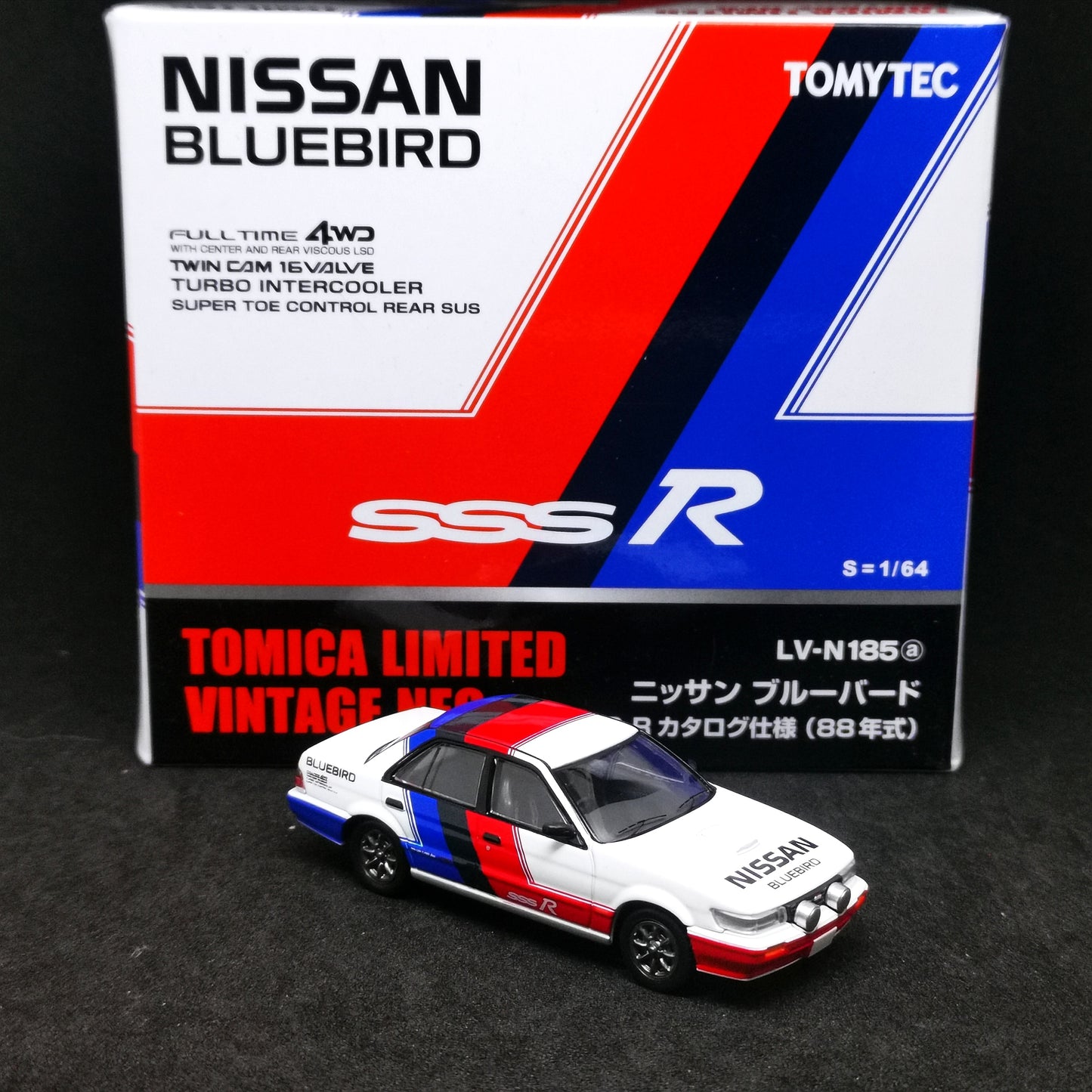 Tomica Limited Vintage Neo Nissan Blue Bird SSS R catalog specification 