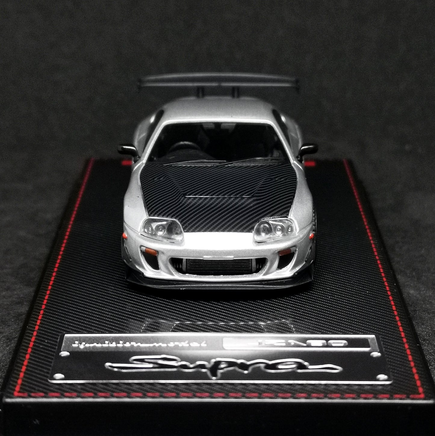 Ignition Model 1:64 Scale Toyota Supra (JZA80) RZ Silver Ignition Mode