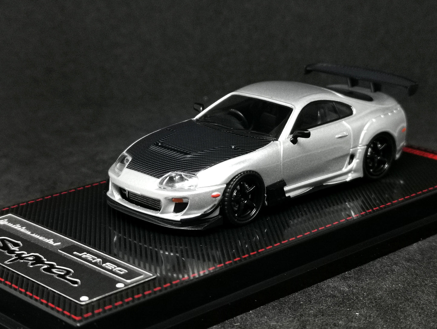 Ignition Model 1:64 Scale Toyota Supra (JZA80) RZ Silver Ignition Mode