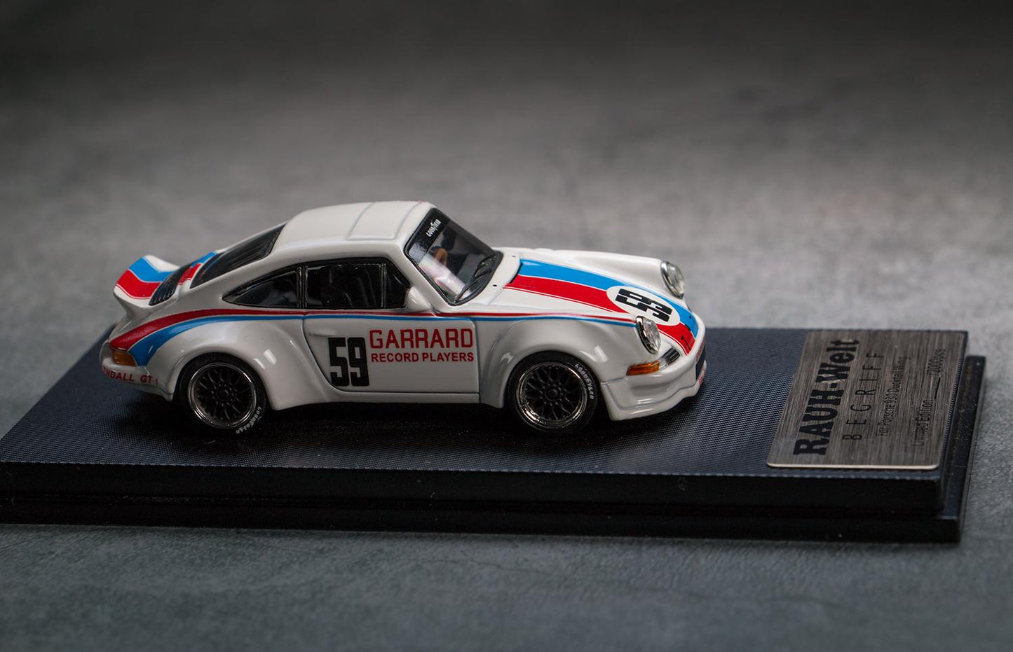 Model Collect RWB Porsche 930 Ducktail Wing White #59 1:64 SCALE