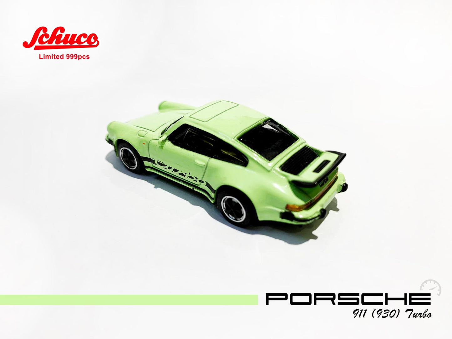 Schuco 1:64 Scale Schuco Hong Kong Exclusive
Porsche 911 Turbo Apple Green (930)