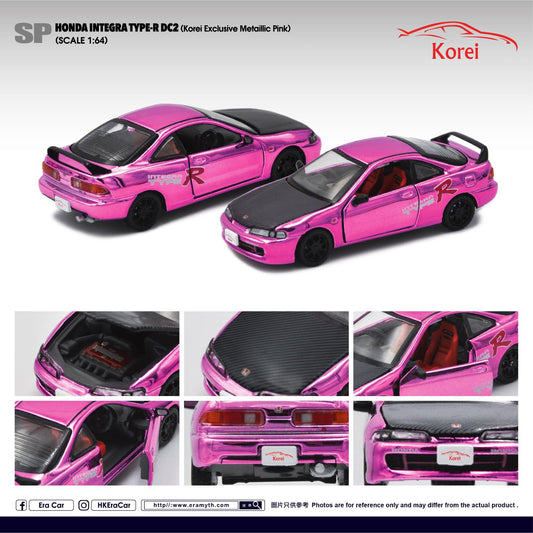 ERA Car x Korei #sp Honda Integra TYPE-R DC2 METALLIC PINK Scale 1:64