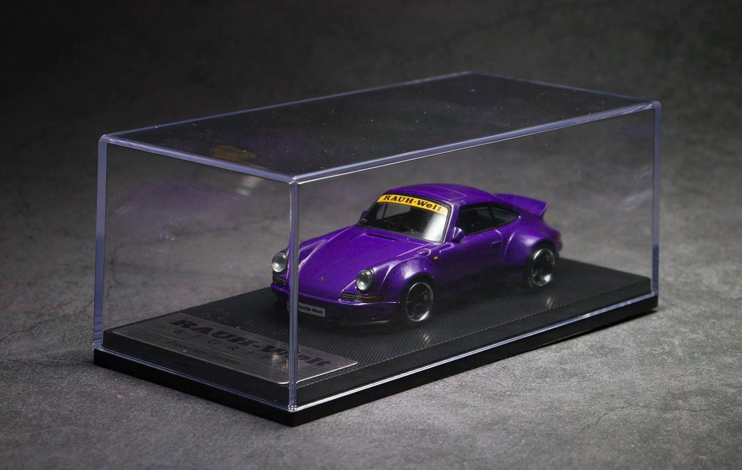 Model Collect RWB Porsche 930 Ducktail Wing purple 1:64 SCALE
