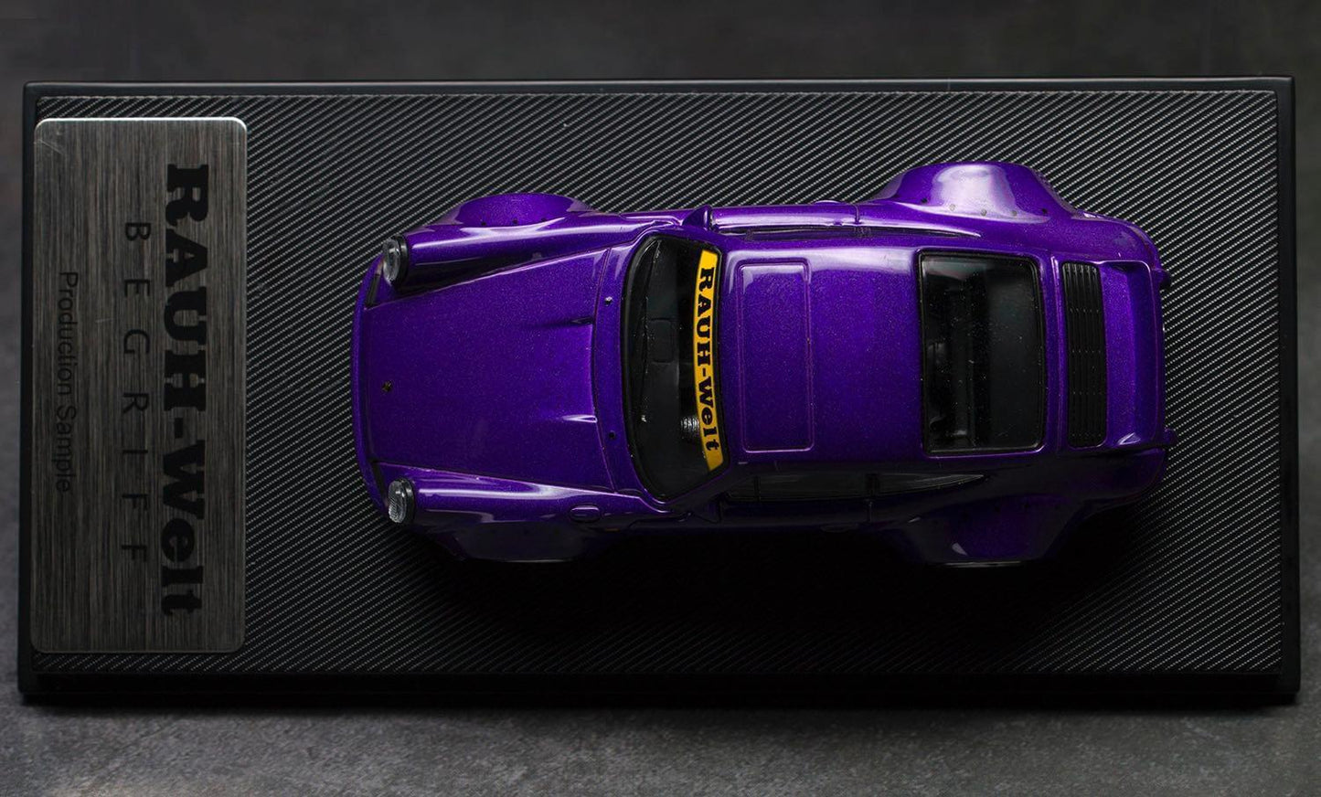 Model Collect RWB Porsche 930 Ducktail Wing purple 1:60 SCALE