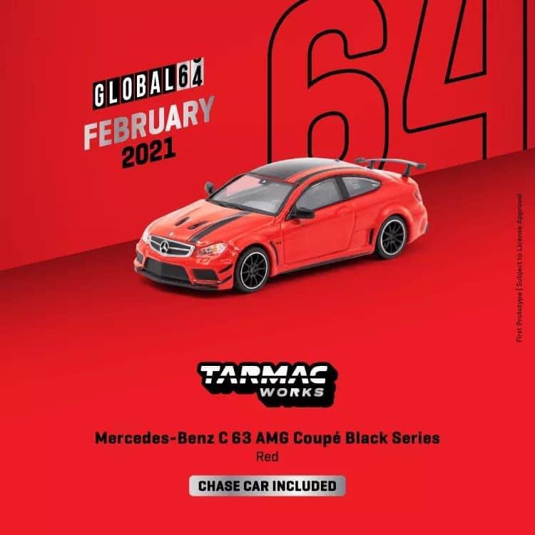 Tarmacworks Mercedes-Benz C 63 AMG Coupé Black Series
Red