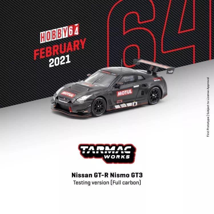 Tarmacworks Nissan GT-R Nismo GT3
Testing version Tarmacworks