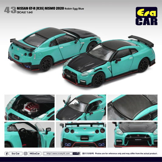 ERA Car #43 Nissan GT-R(R35) Nismo 2020 Scale 1:64