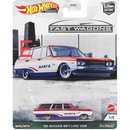 Hot Wheels Car Culture Fast Wagon Skyline Van Yokohama