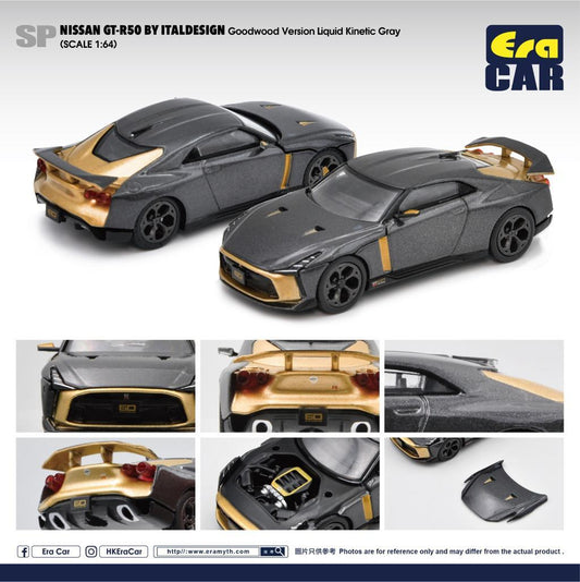 ERA Car #SP Log On Exclusive Nissan GT-R50 by Italdesign Scale 1:64
