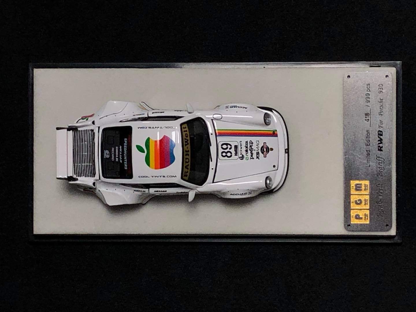 PGM 1:64 Scale RWB Porsche 930 Apple
