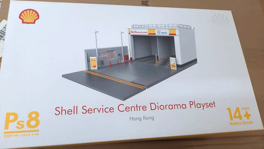Tiny 1:64 Scale Hong Kong Shell Exclusive Diorama Shell Service Center